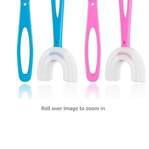 4 pack kids U shaped toothbrush for 2-8 years old (12)